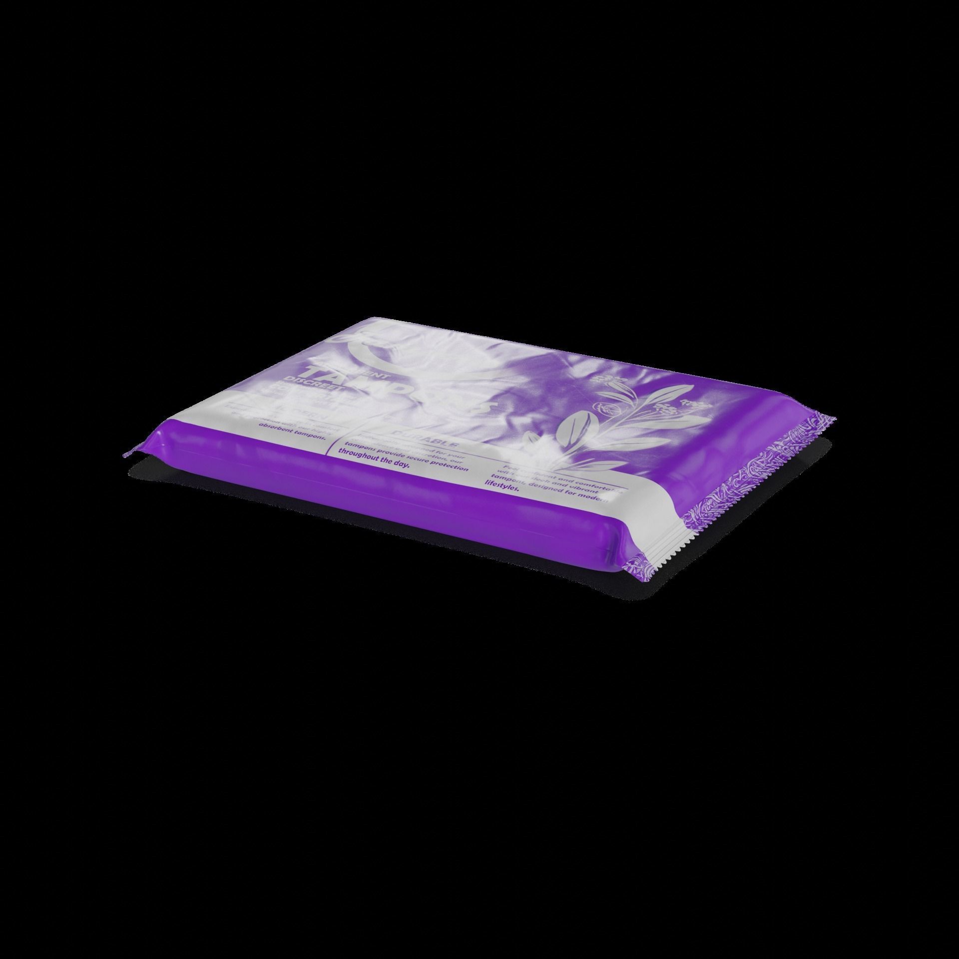 Tampons Tampons Low-poly 3D model_1