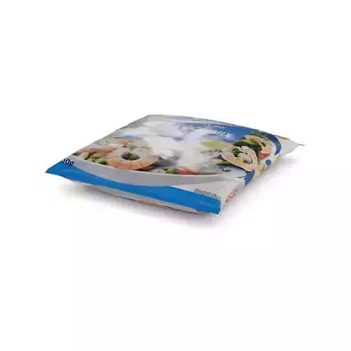 Frozen seafood Seafood Medley Mix Low-poly 3D model