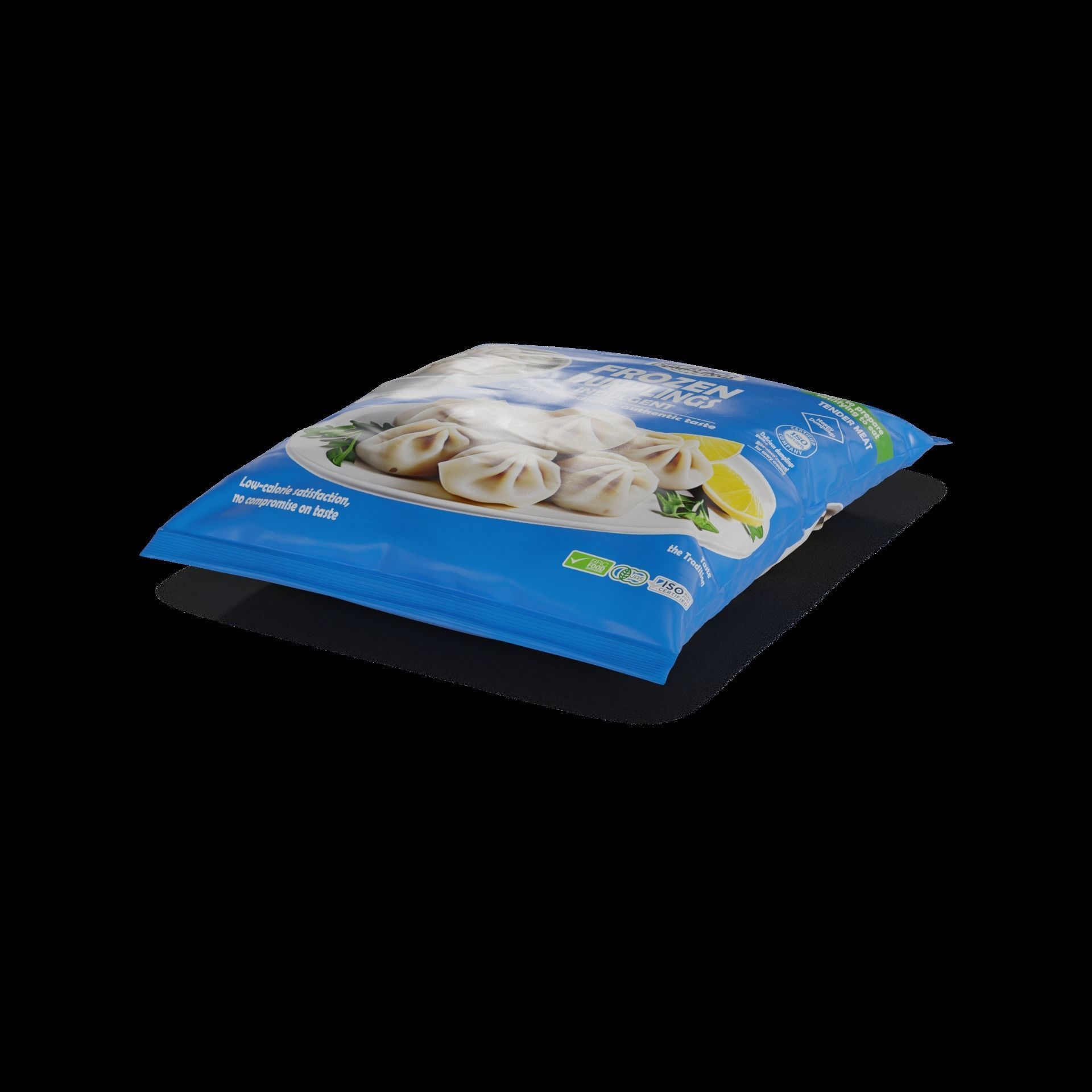 Frozen dumplings Frozen Dumplings Low-poly 3D model_1