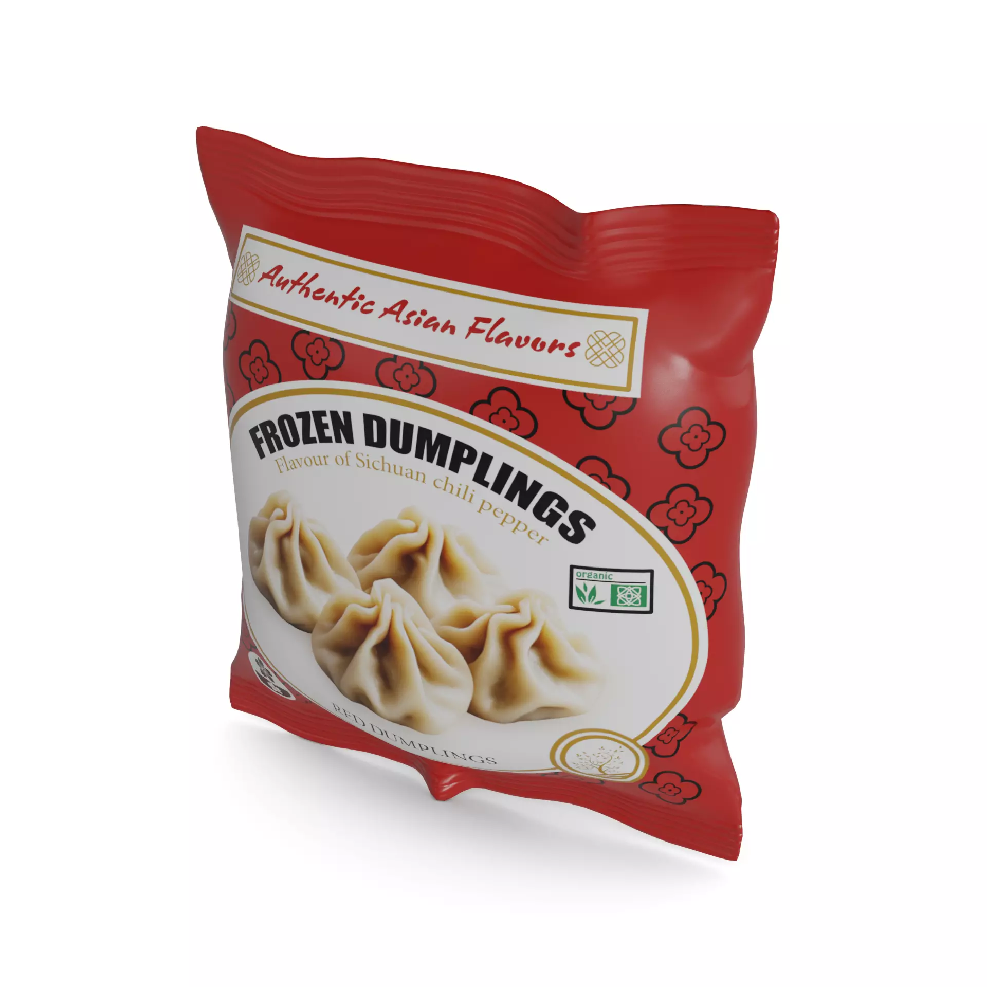 Frozen dumplings Frozen Dumplings Low-poly 3D model_0