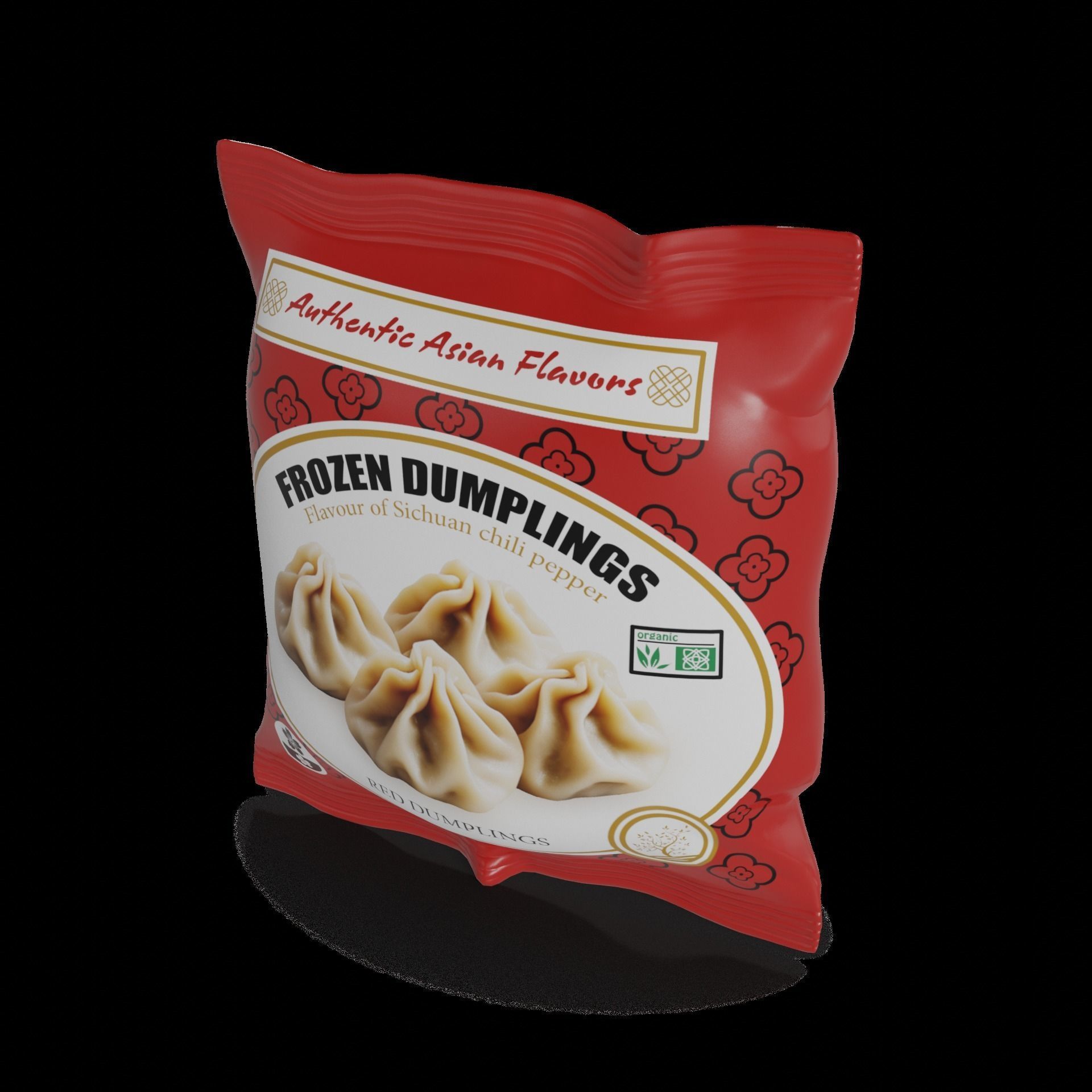Frozen dumplings Frozen Dumplings Low-poly 3D model_1