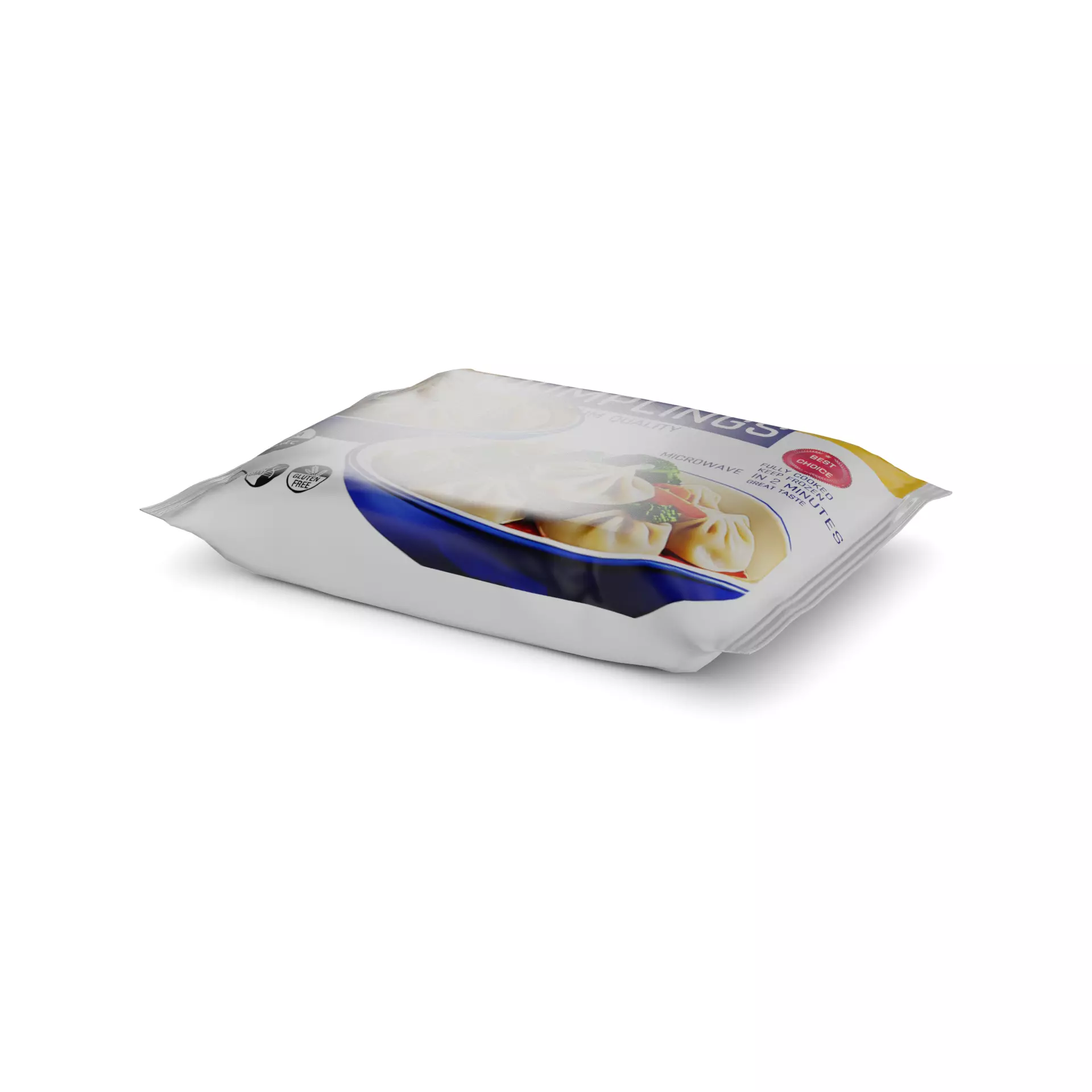 Frozen dumplings Frozen Dumplings Low-poly 3D model_0