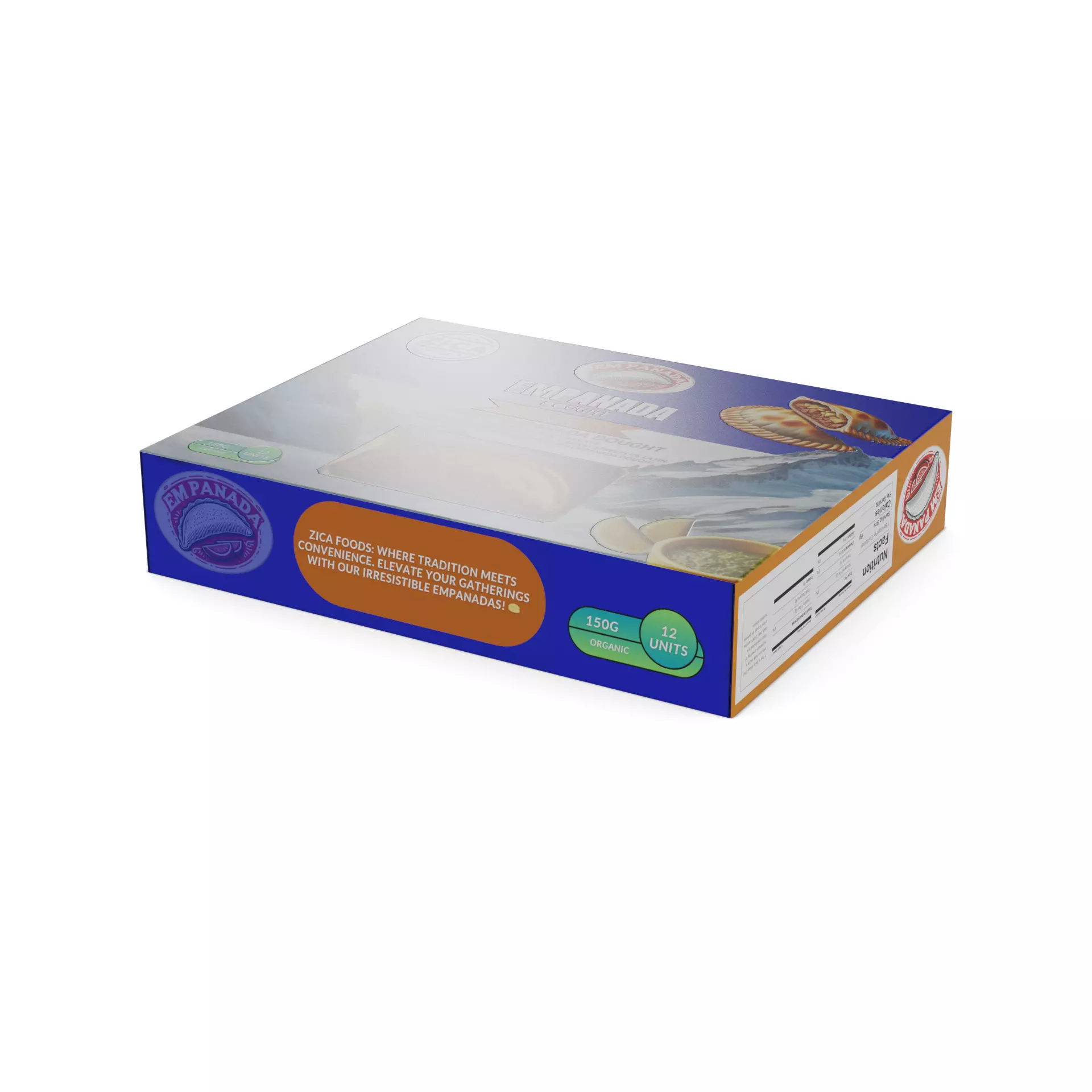 Frozen dough Frozen Empanada Dough Low-poly 3D model_0