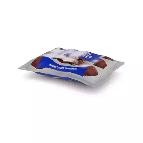 Other frozen meals Frozen Meatballs Low-poly 3D model