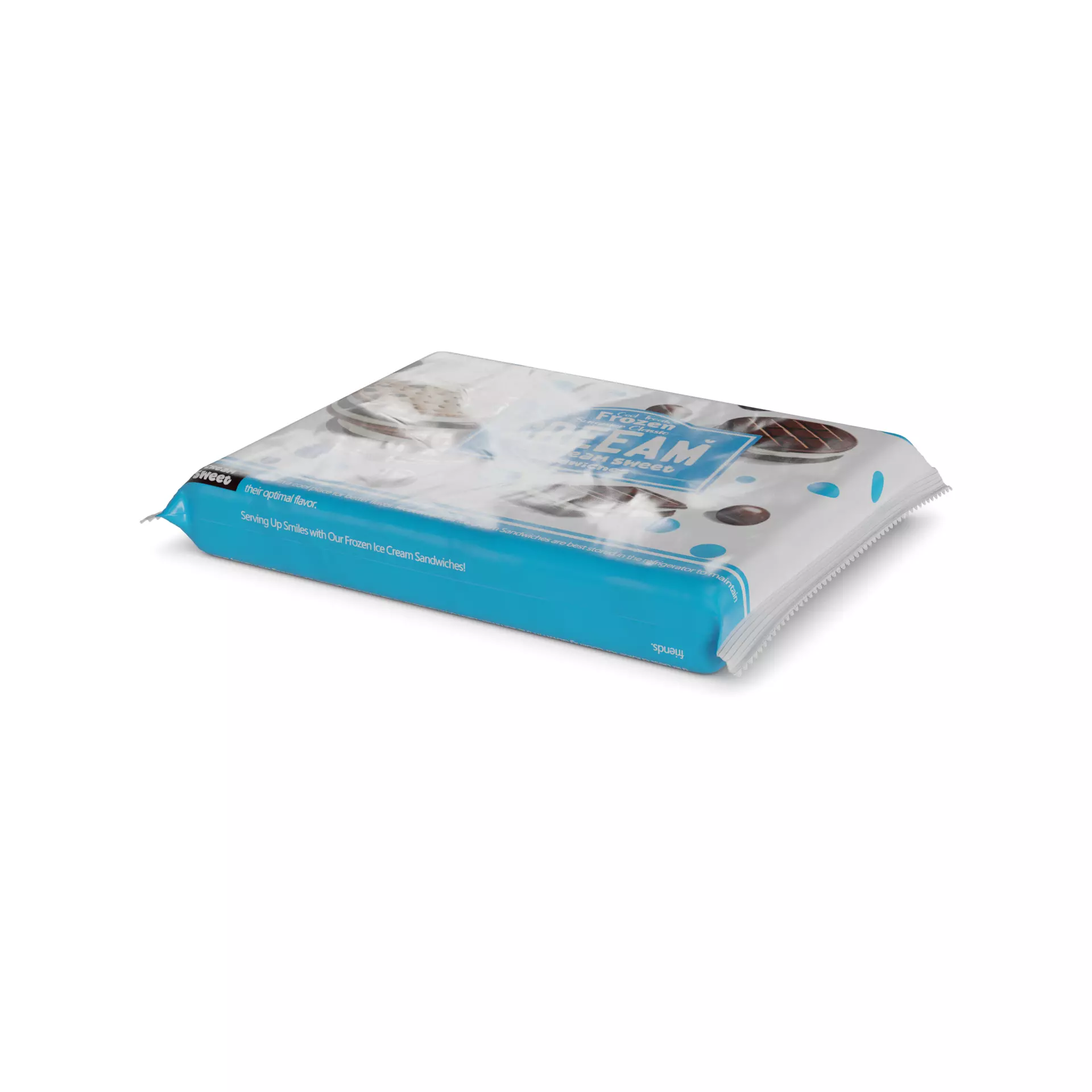 Other frozen meals Frozen Ice Cream Sandwiches Low-poly 3D model