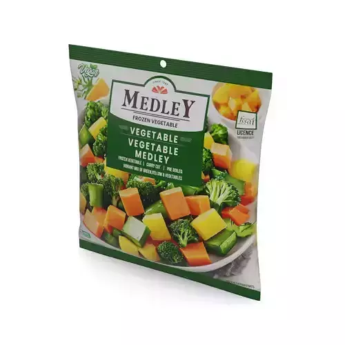 Other frozen meals Frozen Vegetable Medley Low-poly 3D model