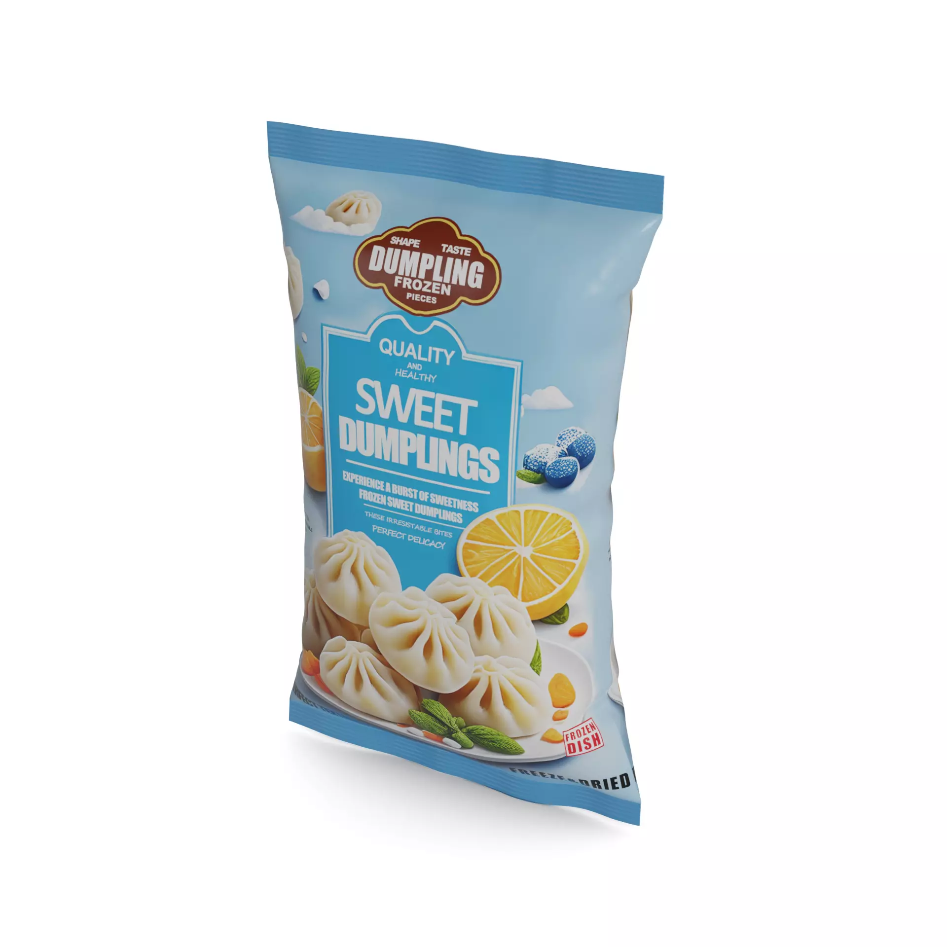 Frozen zeppelins and dumplings Frozen Sweet Dumplings 3D model_0