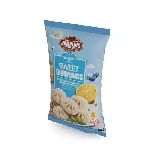 Frozen zeppelins and dumplings Frozen Sweet Dumplings 3D model
