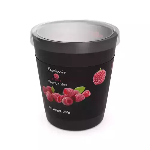 Frozen berries and fruit Raspberries