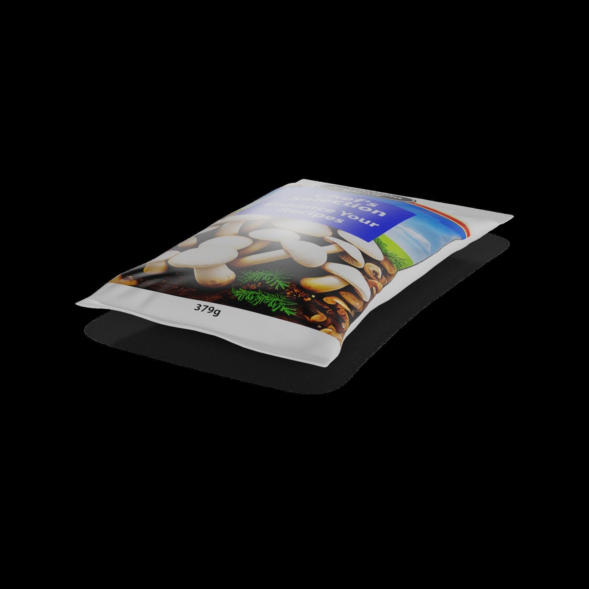 Frozen mushrooms Frozen Mushroom Blend Low-poly 3D model_1