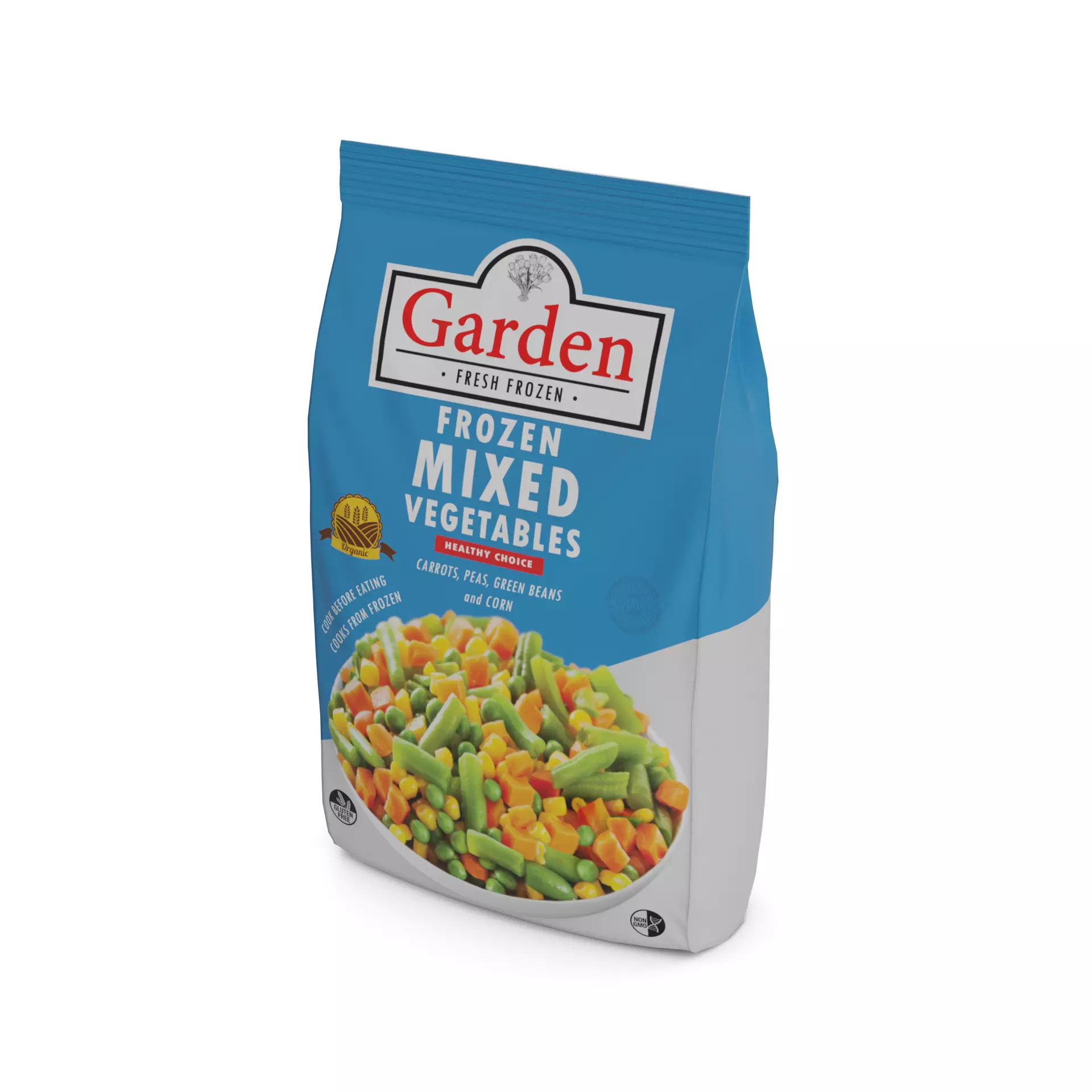 Frozen vegetables Frozen Mixed Vegetables Low-poly 3D model_0