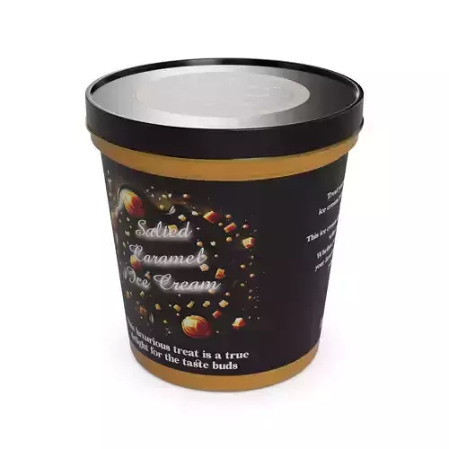 Ice cream tubs Salted Caramel Ice Cream Tub