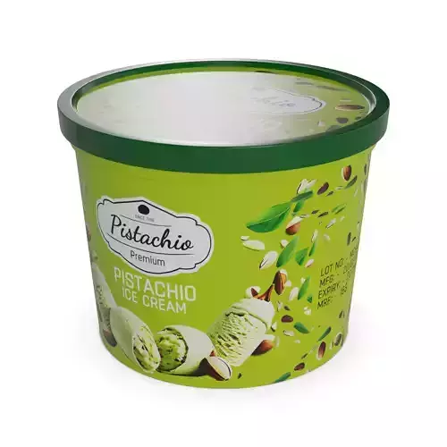 Ice cream tubs Pistachio Ice Cream Tub