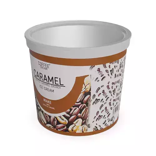 Ice cream tubs Coffee Caramel Crunch Ice Cream Tub
