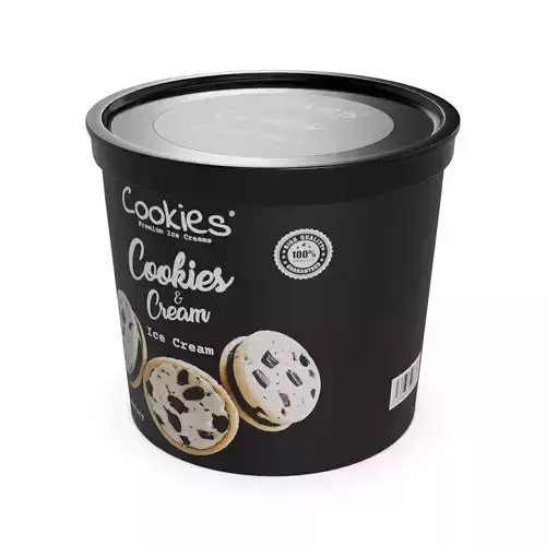Ice cream tubs Cookies and Cream Ice Cream Tub