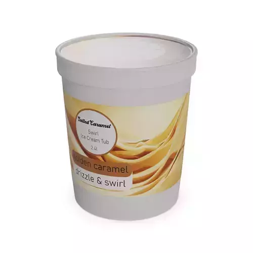 Ice cream tubs Salted Caramel Swirl Ice Cream Tub