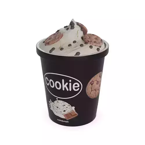 Ice cream tubs Cookies and Cream Ice Cream Tub