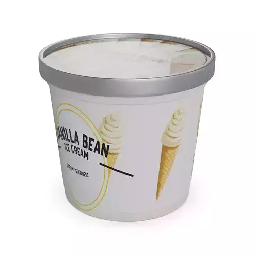 Ice cream tubs Vanilla Bean Ice Cream Tub