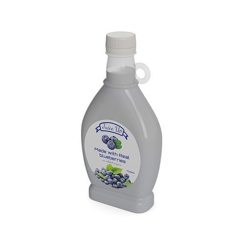 Syrups Blueberry Syrup Low-poly 3D model
