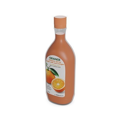 Syrups Orange Syrup 3D model