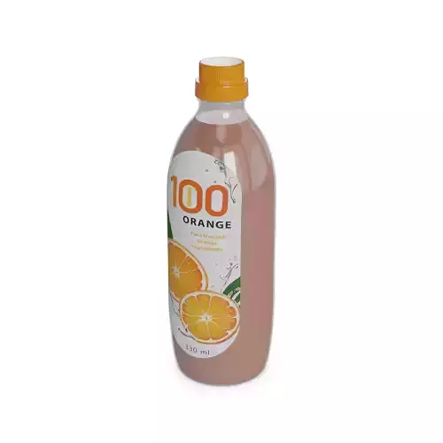 Still flavored drinks Orange Splash 3D model