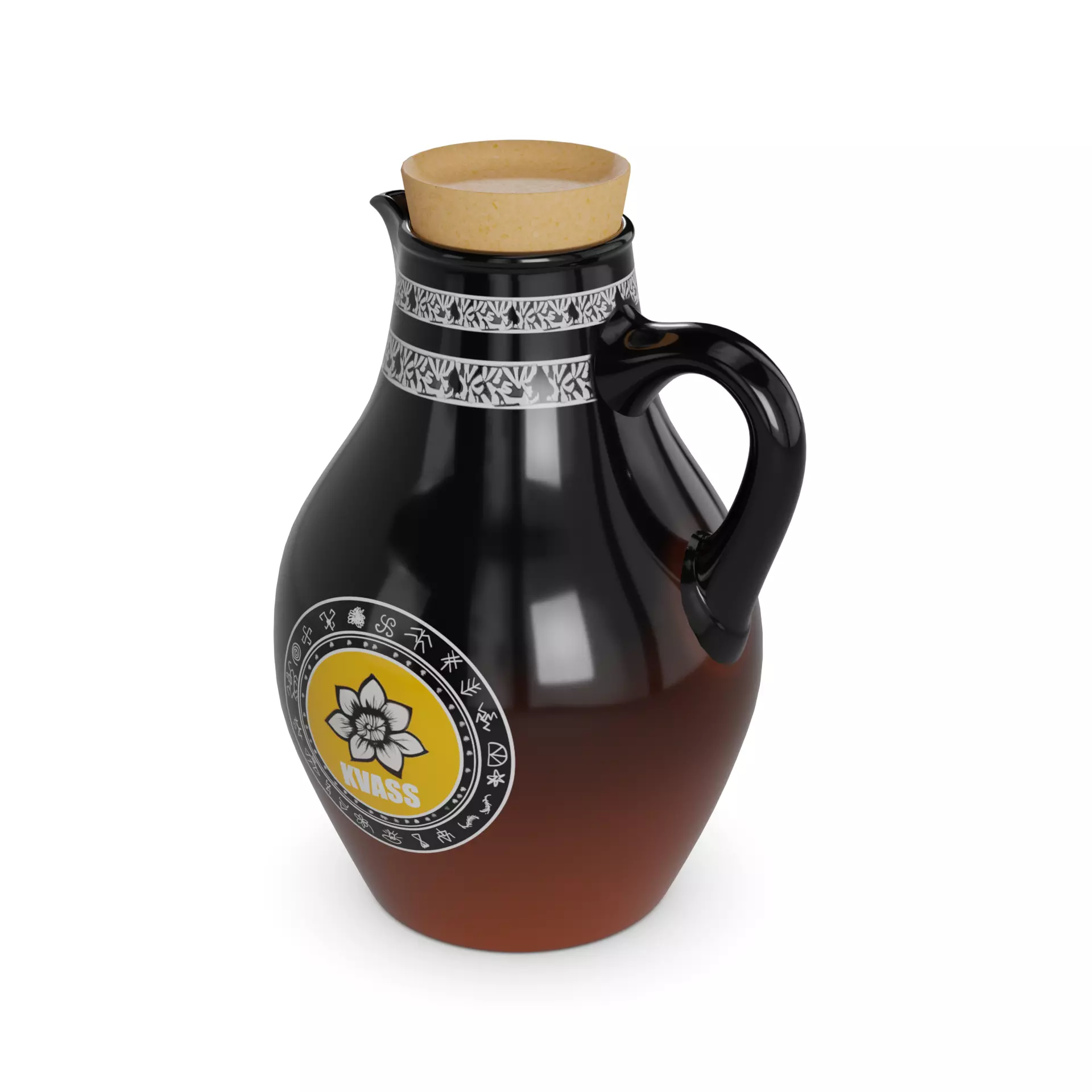 Kvass Kvass Low-poly 3D model_0