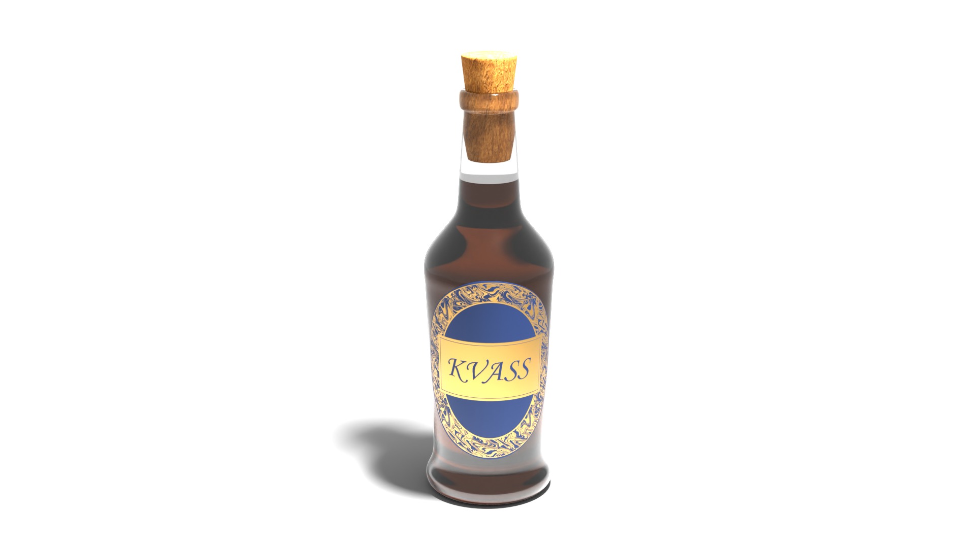 Kvass Kvass Low-poly 3D model_1
