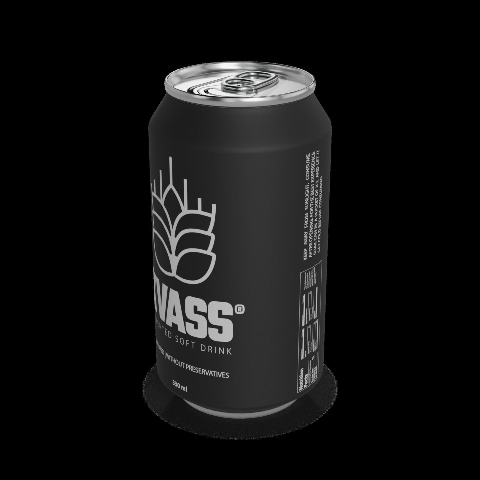 Kvass Kvass Low-poly 3D model_1