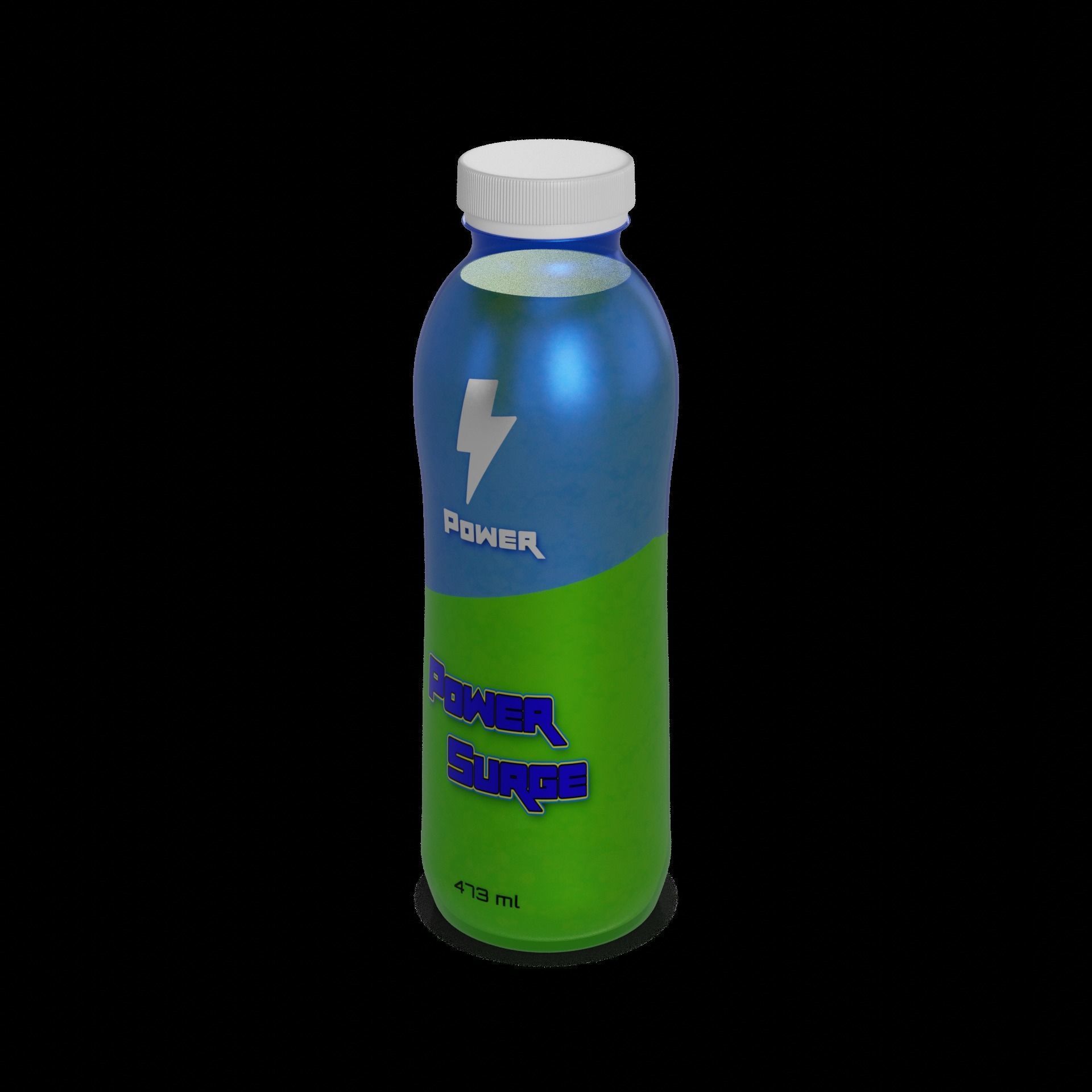 Energy drinks Power Surge 3D model_1