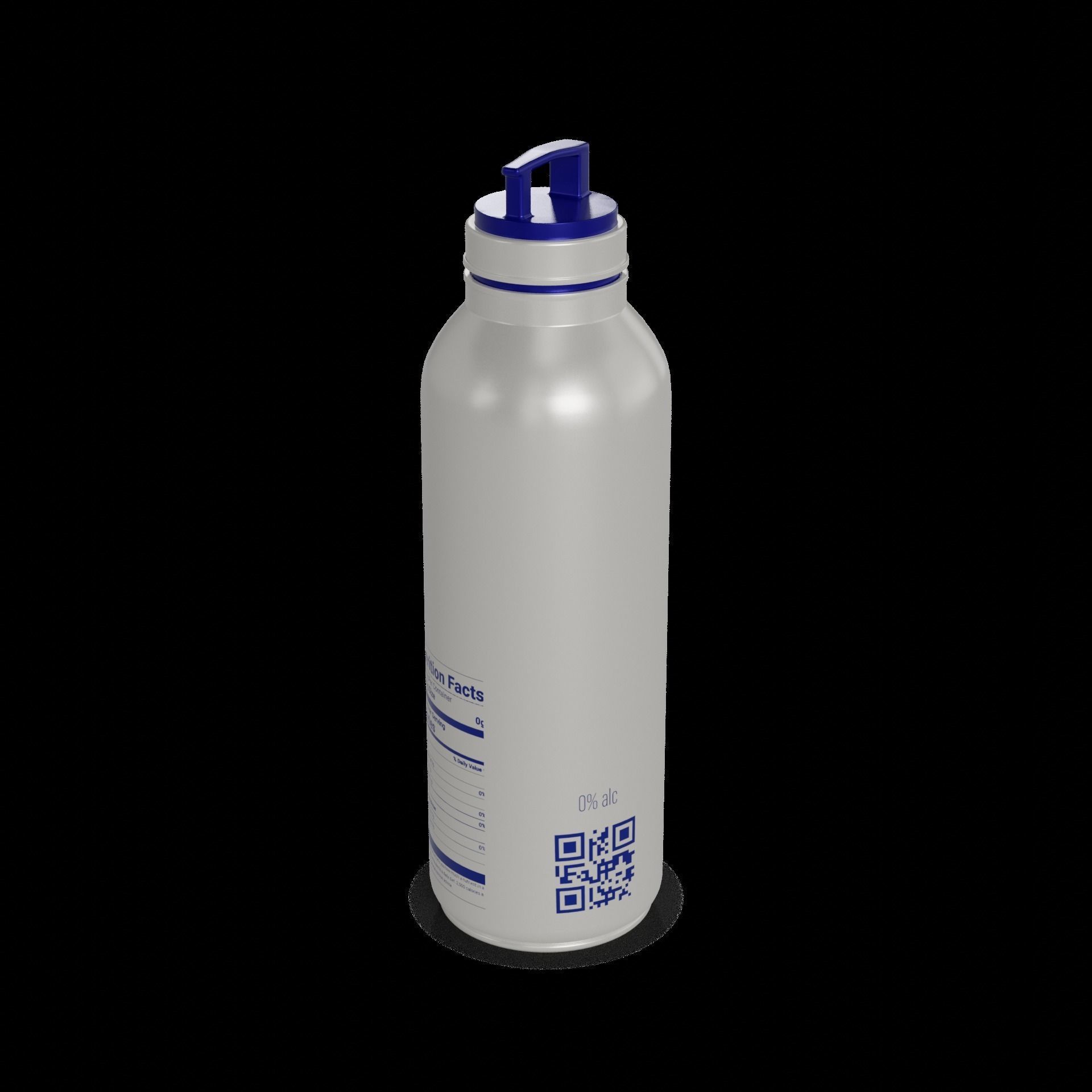 Sports and functional drinks Energy Surge Low-poly 3D model_1