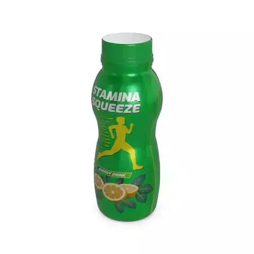 Sports and functional drinks Stamina Squeeze Low-poly 3D model