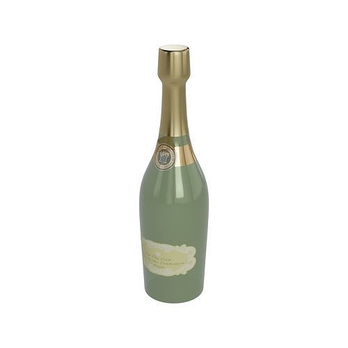 Sparkling wine Sparkling Wine Low-poly 3D model