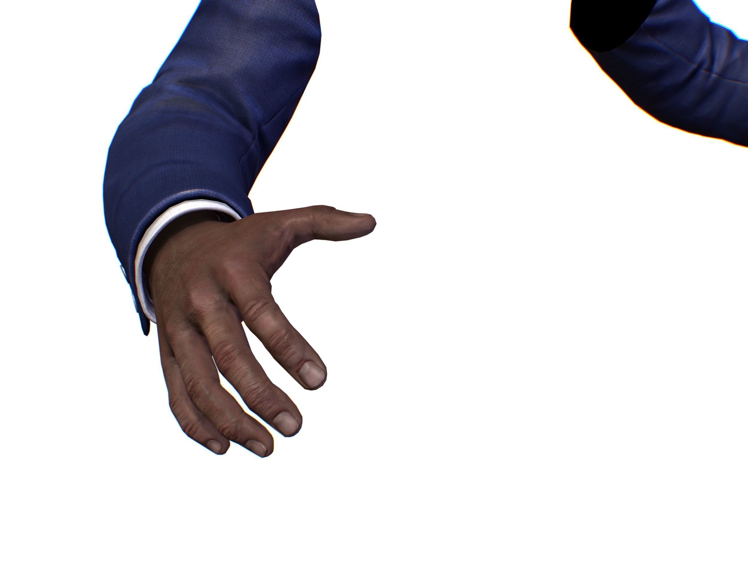 First Person Arms coat FPS RIGGED animated Low-poly 3D model_45