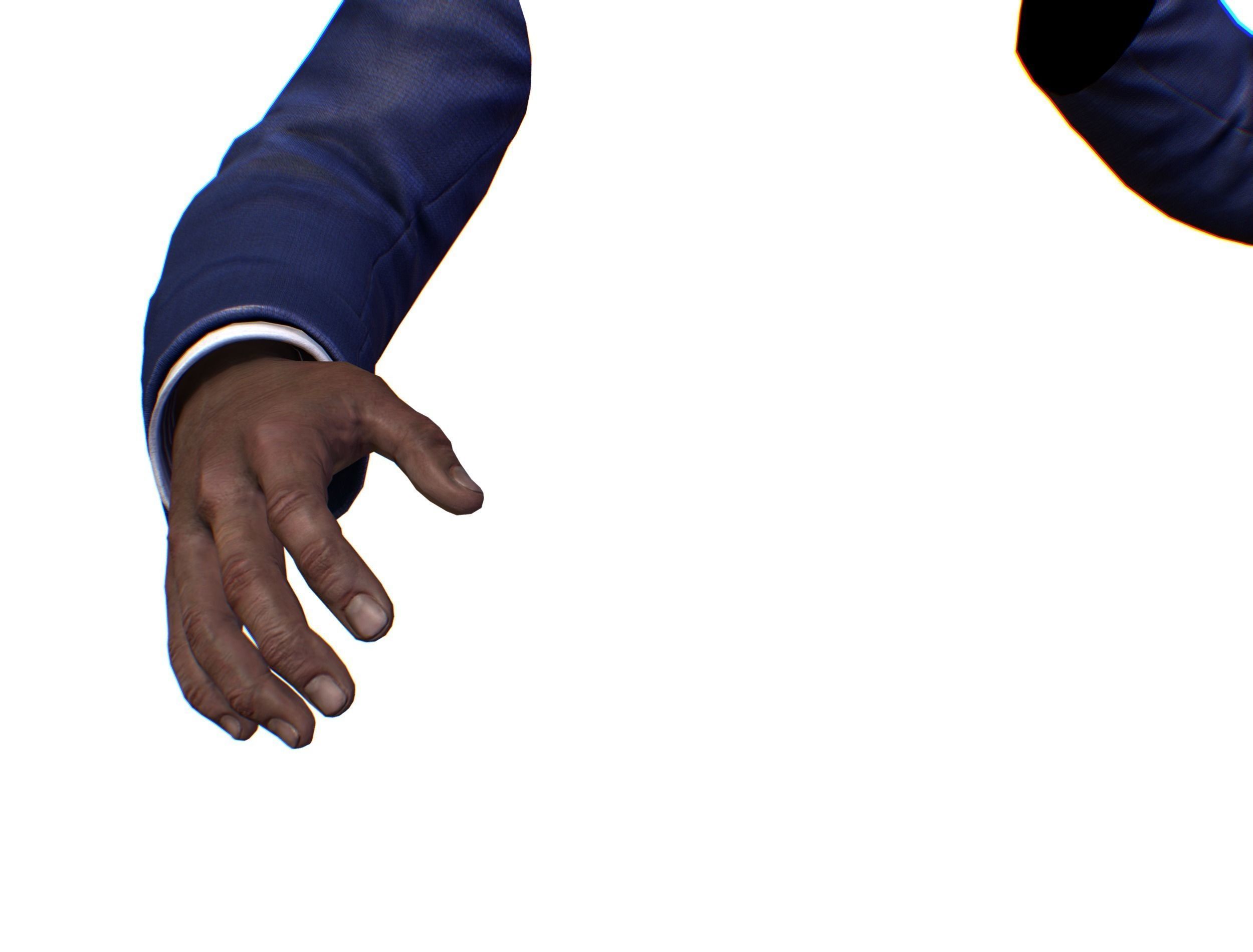 First Person Arms coat FPS RIGGED animated Low-poly 3D model_47