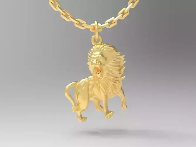 Lion pendant