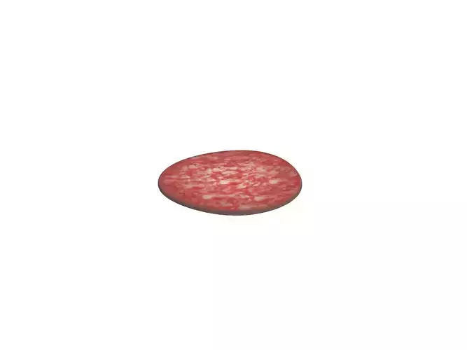 Lowpoly Salami Low-poly 3D model