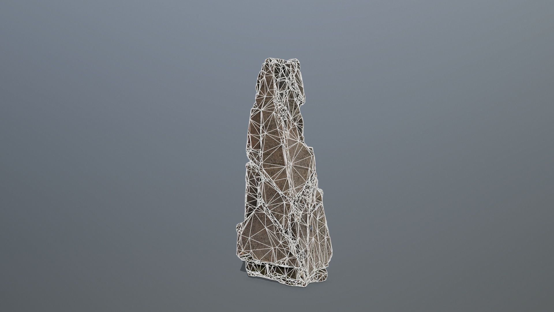 old Rock 3 Low-poly 3D model_11