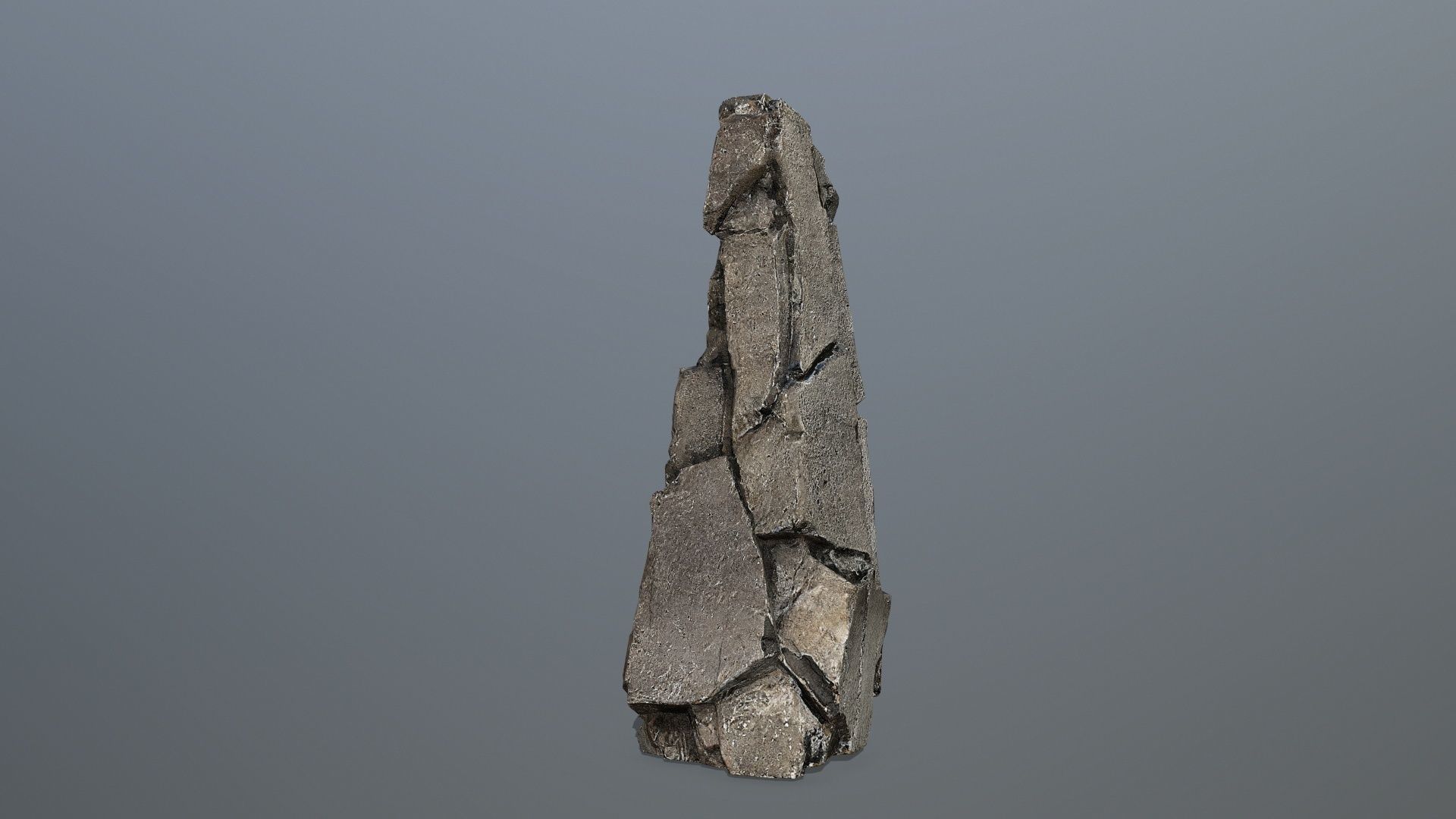 old Rock 3 Low-poly 3D model_7