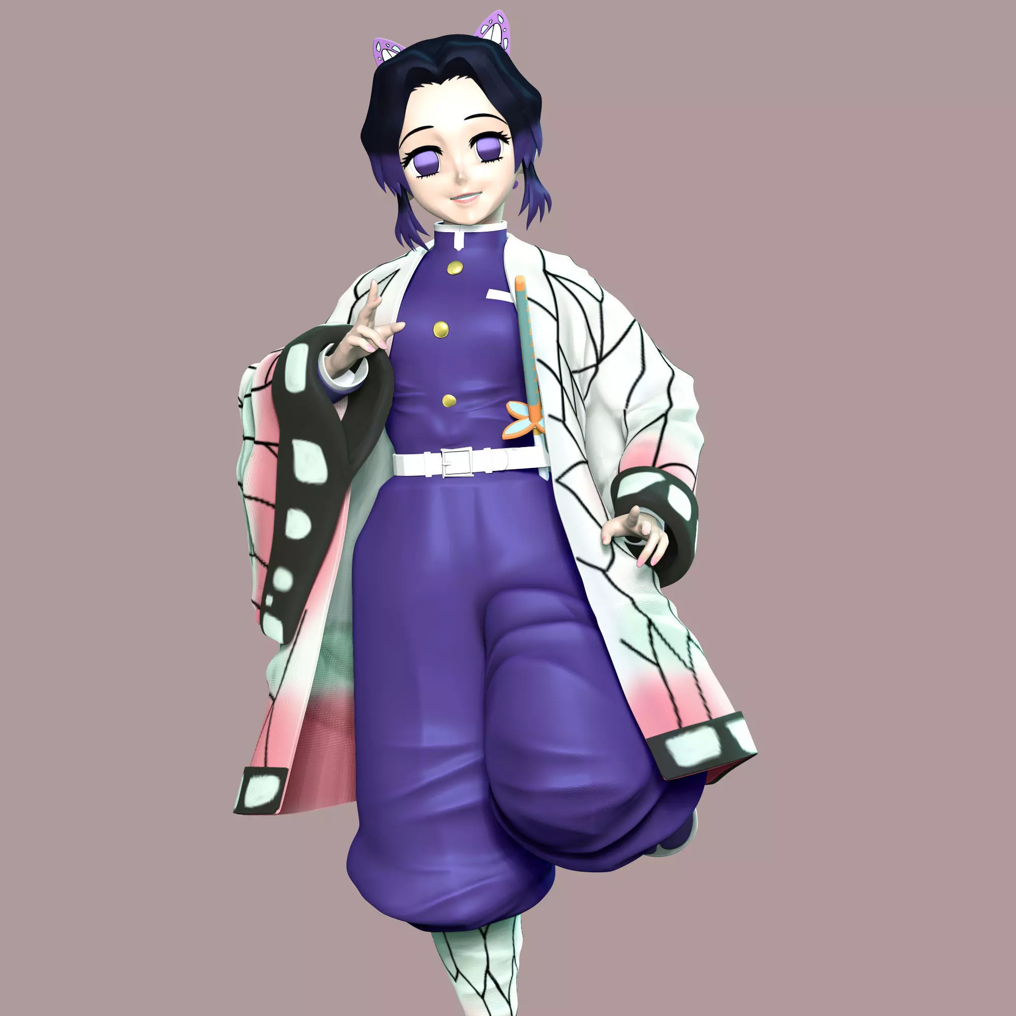 Shinobu Kocho - Kimetsu no Yaiba 3D print model_0