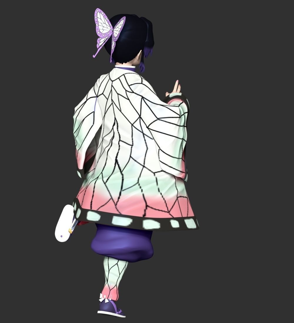 Shinobu Kocho - Kimetsu no Yaiba 3D print model_9