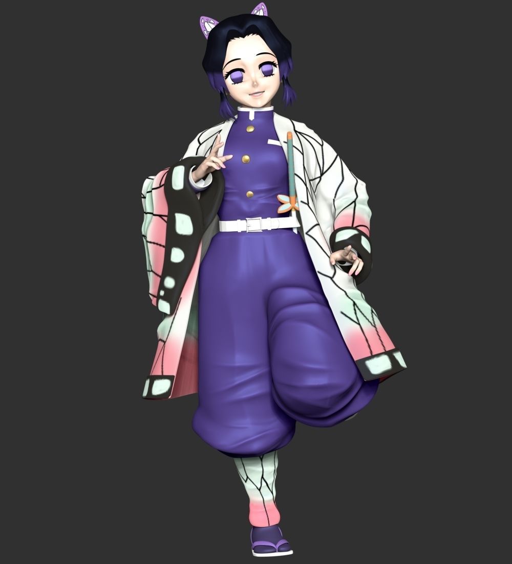 Shinobu Kocho - Kimetsu no Yaiba 3D print model_2