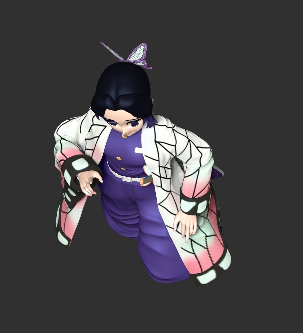 Shinobu Kocho - Kimetsu no Yaiba 3D print model_8