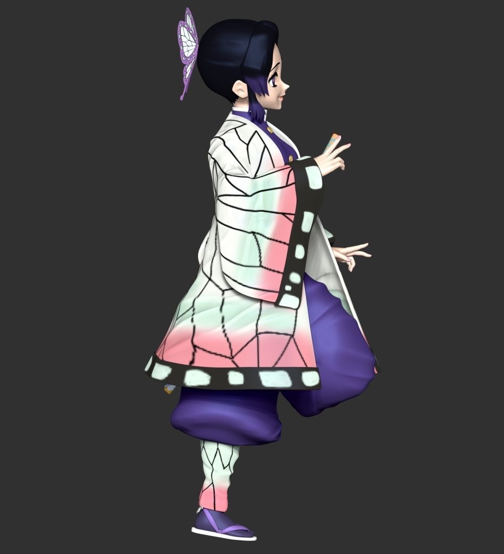 Shinobu Kocho - Kimetsu no Yaiba 3D print model_6