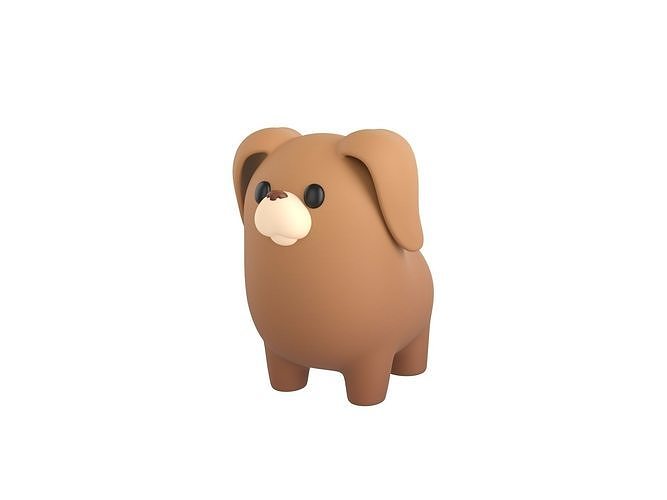 Dog Character 03 3D model