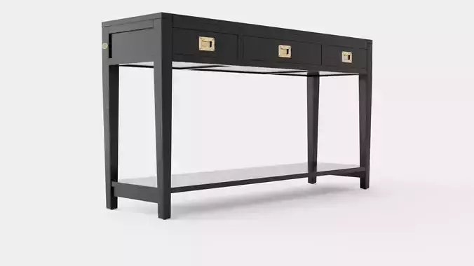 Capetown console table black