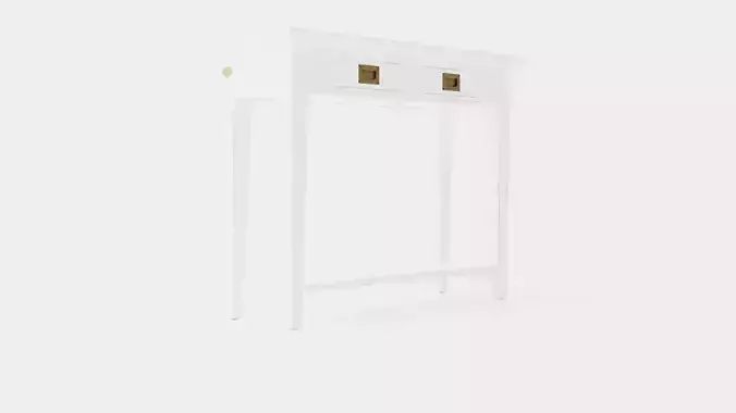 Bayberry console table white