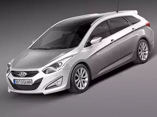 Hyundai I40 Sonata 2012 Wagon 3D Model 3D model