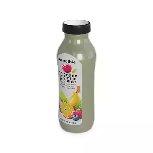 Other non-alcoholic drinks Smoothie Low-poly 3D model