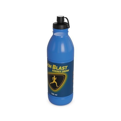 Other non-alcoholic drinks Sports Drink Low-poly 3D model