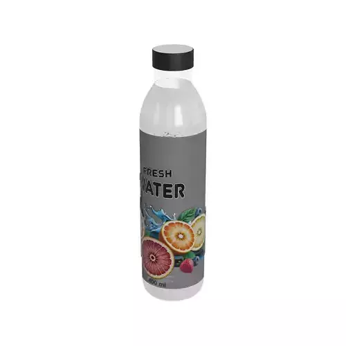 Other non-alcoholic drinks Flavored Water Low-poly 3D model